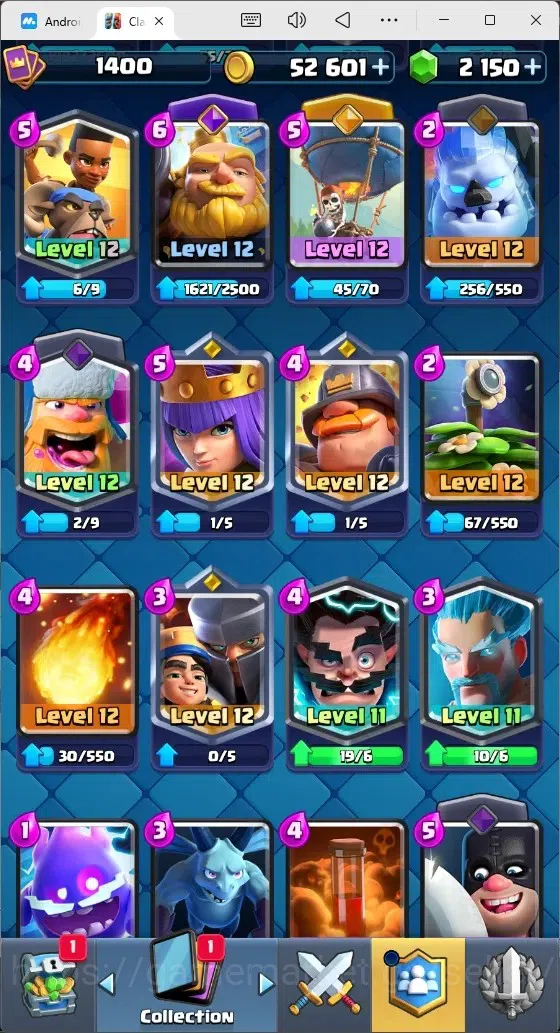 Clash Royale Accounts Mobile |Trophy 10169|6 EVO Cards|4 Hero Card|2150  image 5
