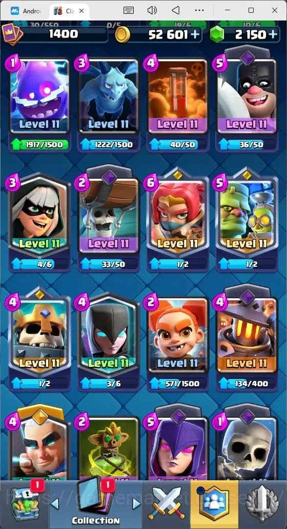 Clash Royale Accounts Mobile |Trophy 10169|6 EVO Cards|4 Hero Card|2150  image 6