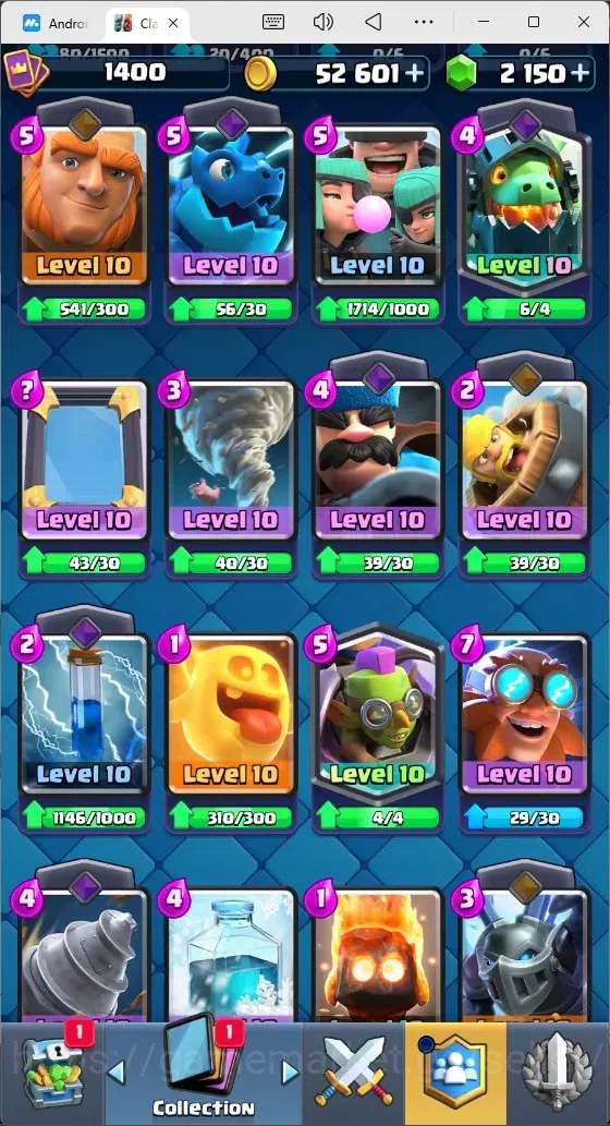 Clash Royale Accounts Mobile |Trophy 10169|6 EVO Cards|4 Hero Card|2150  image 8