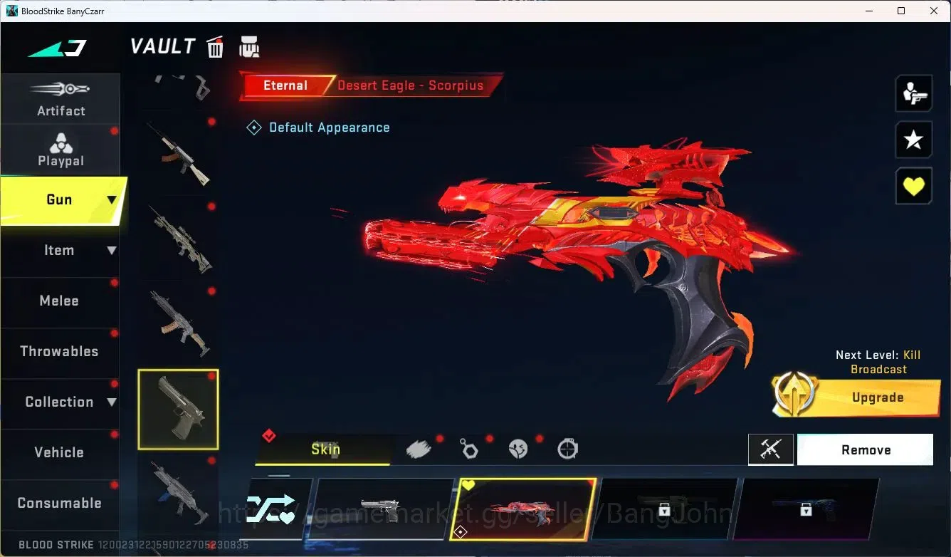 Blood Strike Accounts ASIA|2 ETERNAL Gun|4 Collab Gun[7DS+Bleach|3 7DS G image 10