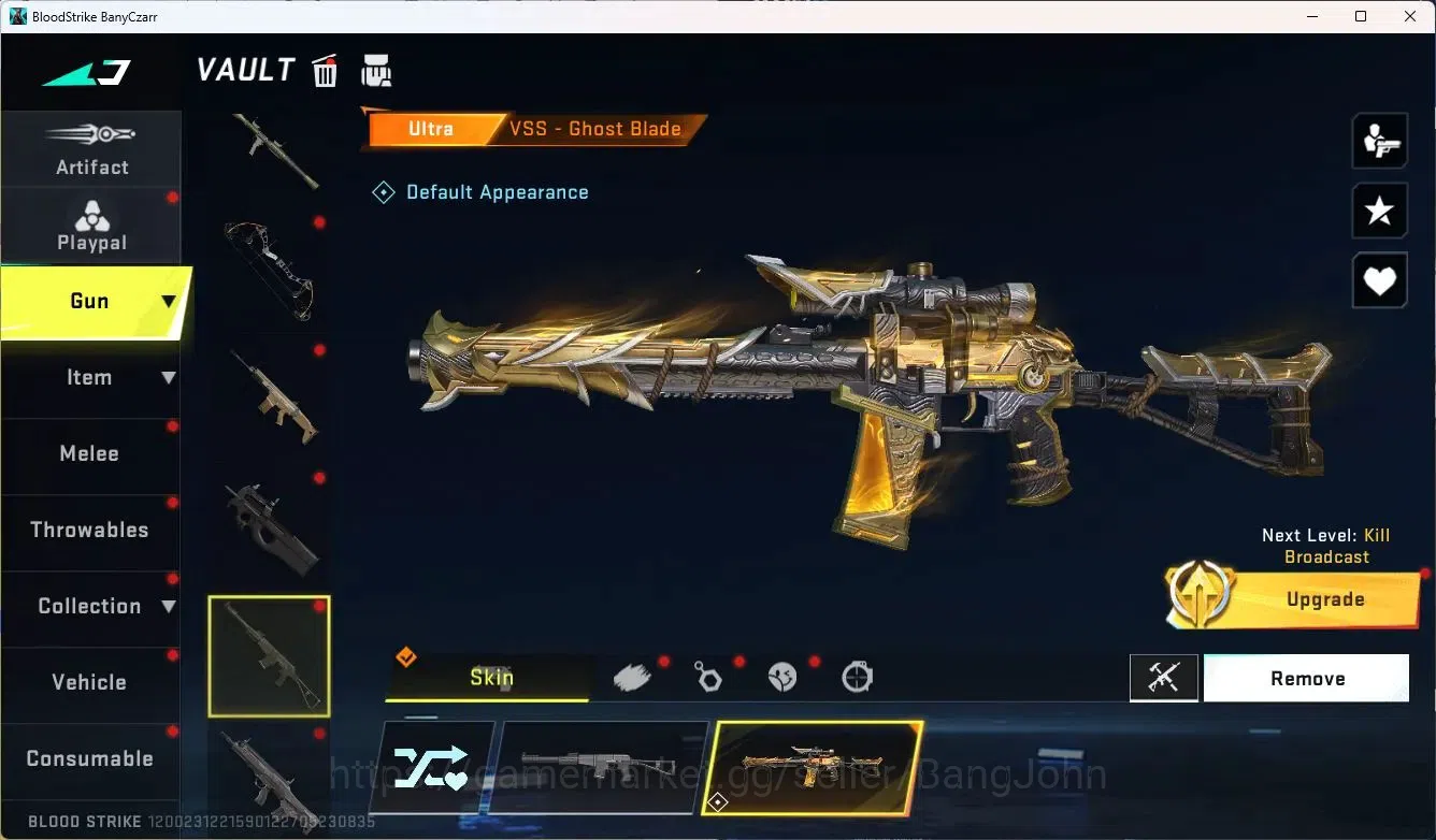 Blood Strike Accounts ASIA|2 ETERNAL Gun|4 Collab Gun[7DS+Bleach|3 7DS G image 13