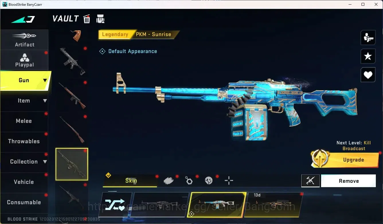 Blood Strike Accounts ASIA|2 ETERNAL Gun|4 Collab Gun[7DS+Bleach|3 7DS G image 18