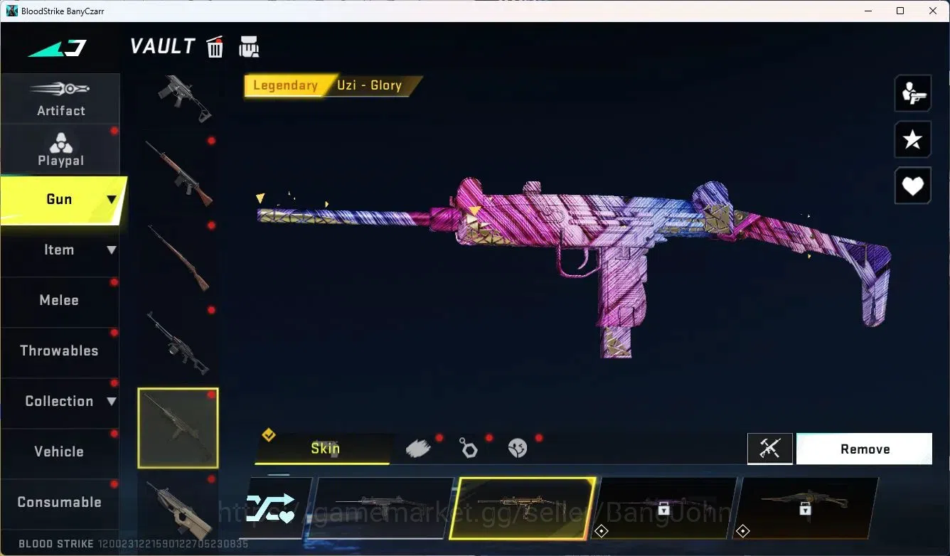 Blood Strike Accounts ASIA|2 ETERNAL Gun|4 Collab Gun[7DS+Bleach|3 7DS G image 19