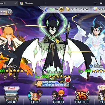 Bleach: Brave Souls Accounts Mid-Tier Global |968K BP+58K Orb|Mid Game|8K Acc Ticket|Rukia,Byakuya TYBW26|Rukia,Ichigo