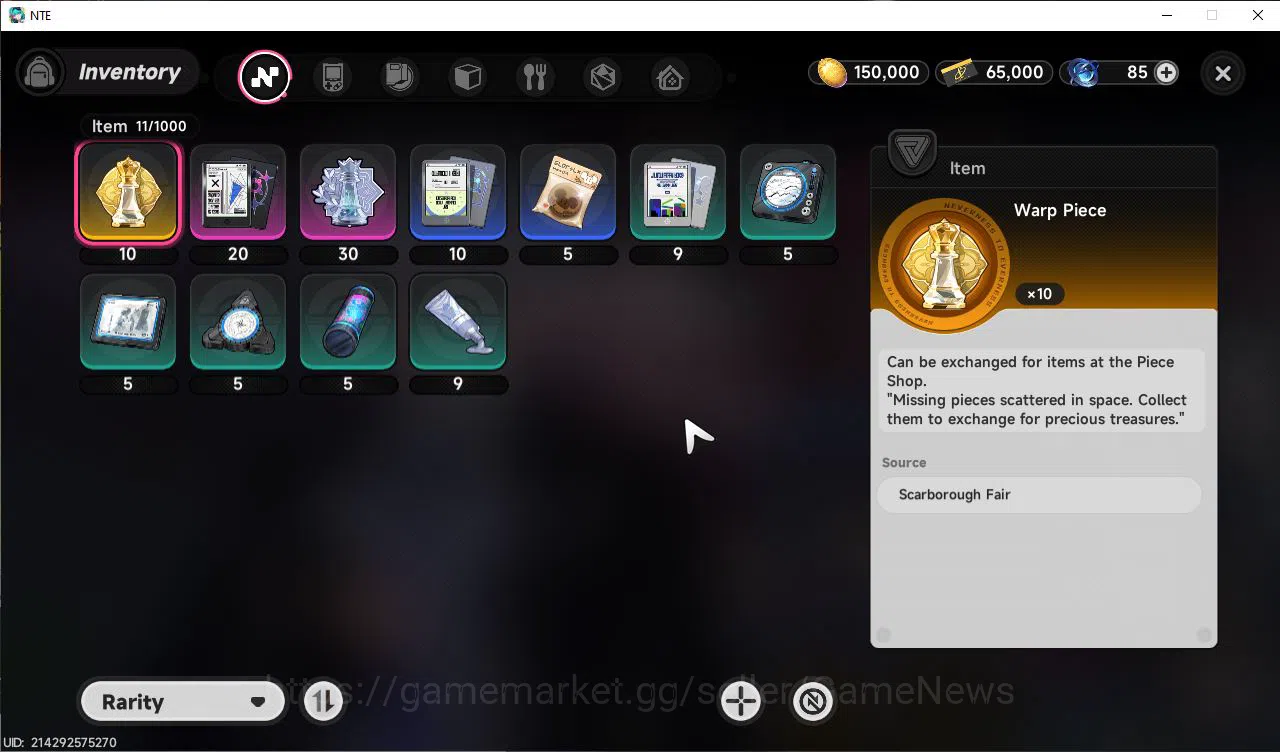 Neverness to Everness Accounts GLOBAL NA|HL 3|1 SSR Limited Nanally + Selector ON image 5