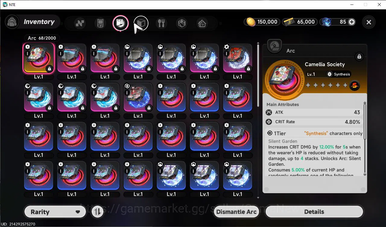 Neverness to Everness Accounts GLOBAL NA|HL 3|1 SSR Limited Nanally + Selector ON image 6
