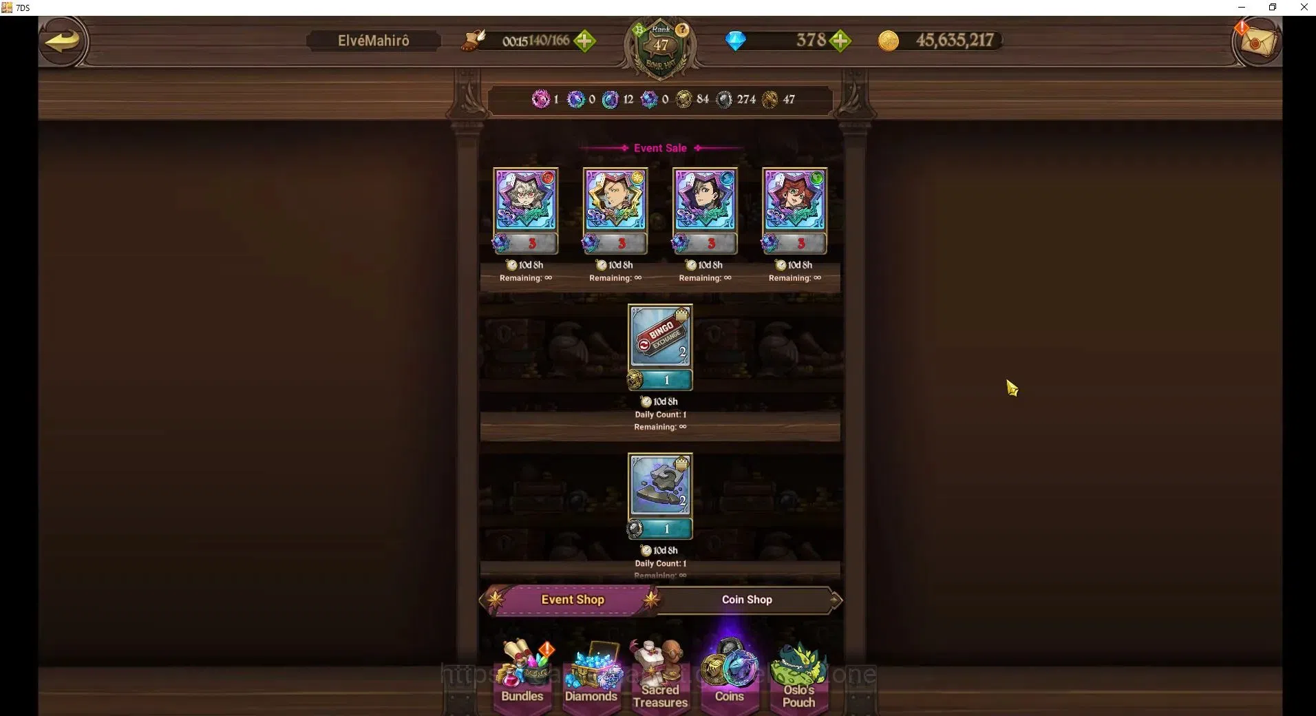 The Seven Deadly Sins: Grand Cross Accounts Endgame Golbal|1,518,037 Power | 378 Diamonds | many LR| full Collab and rezero 20