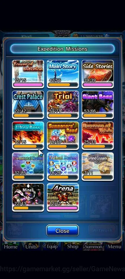 Grand Summoners Accounts Global|Rank 114|20 Ascend+9 TW|[Roy,Inumuta,S Miyu image 7