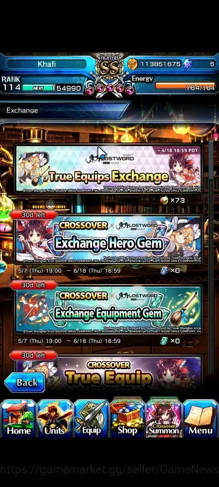 Grand Summoners Accounts Global|Rank 114|20 Ascend+9 TW|[Roy,Inumuta,S Miyu image 8