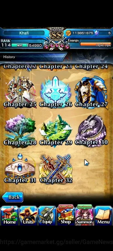 Grand Summoners Accounts Global|Rank 114|20 Ascend+9 TW|[Roy,Inumuta,S Miyu image 9