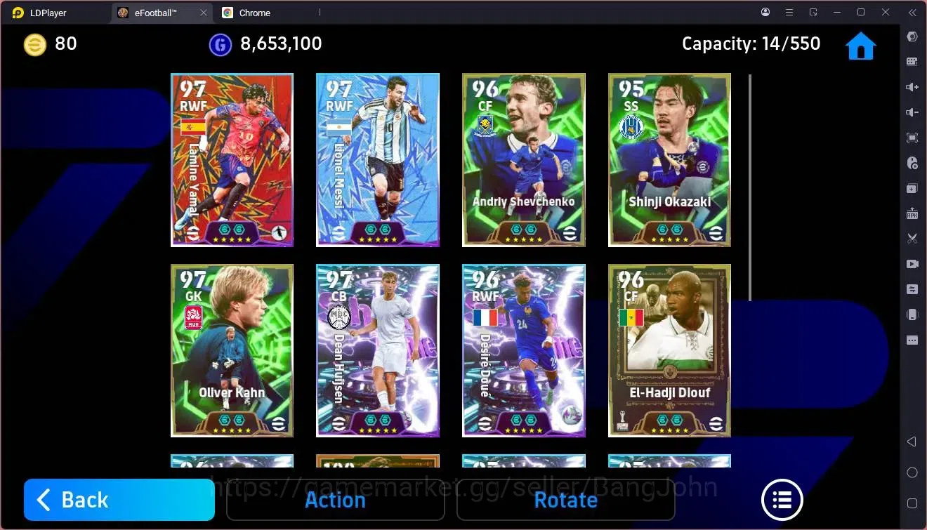 eFootball Accounts Mobile |PW 3171|Bigtime Ibrahimovic|Epic Shevchenk image 4