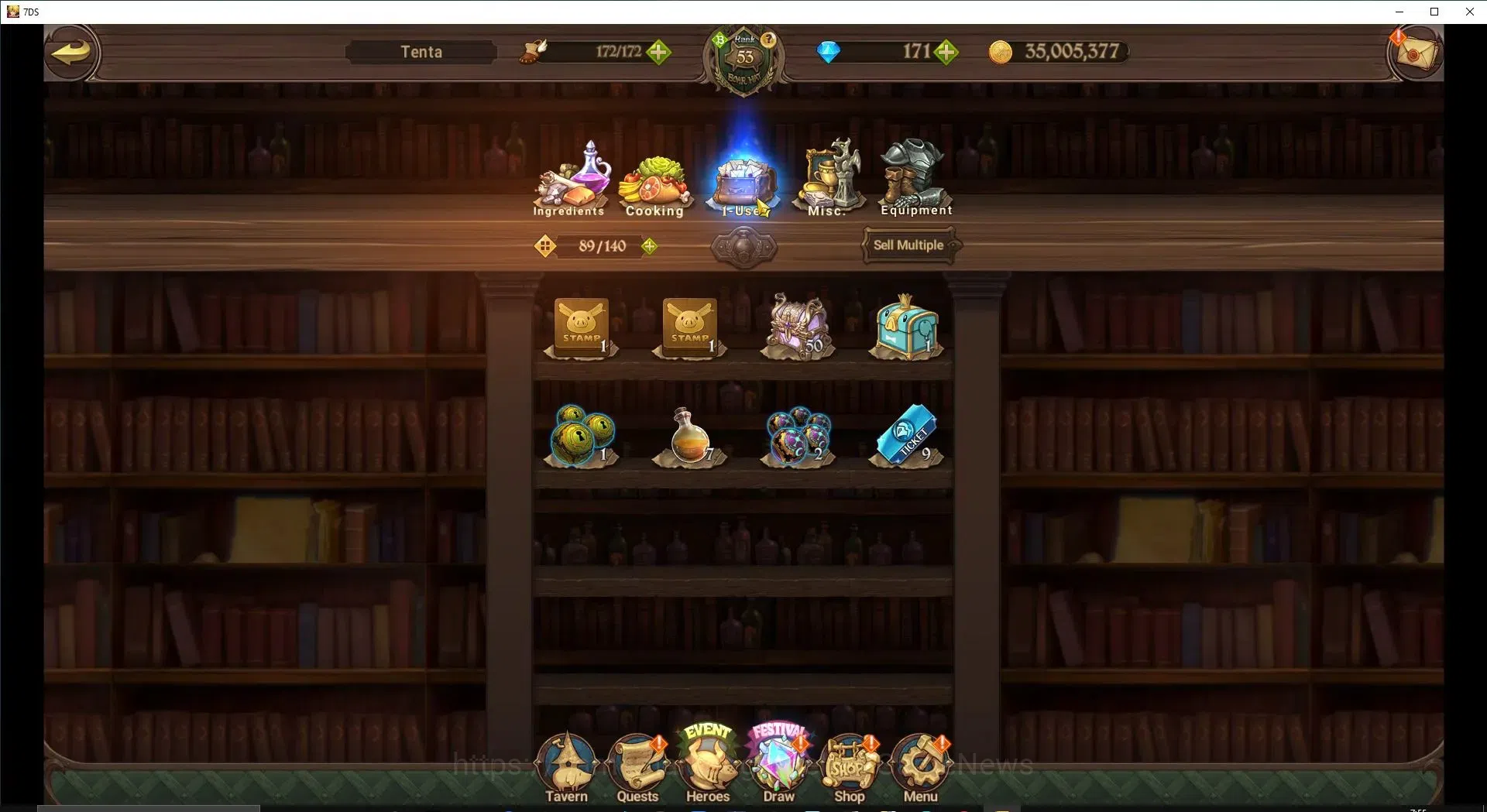 The Seven Deadly Sins: Grand Cross Accounts ASIA|1M CC|171 DM+1 seventh Spring Box|3 LR+6 UR|N image 13