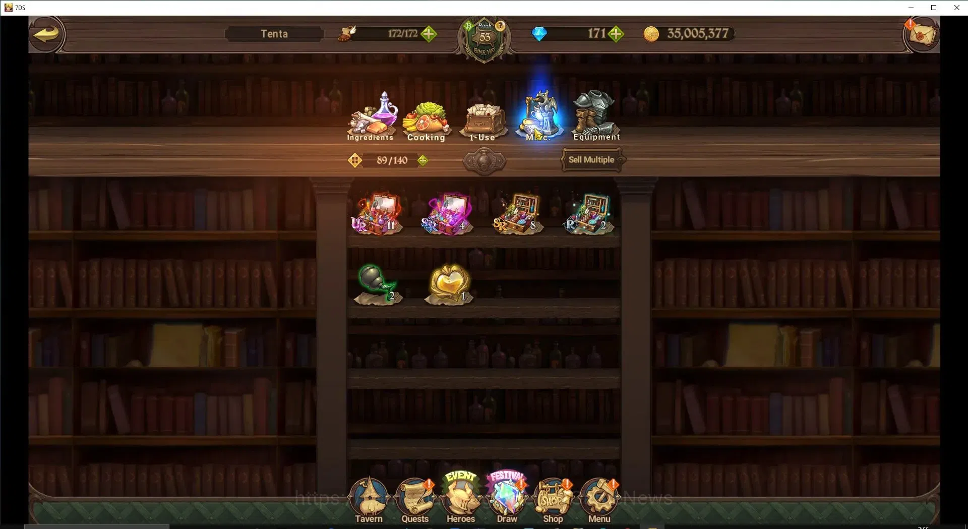 The Seven Deadly Sins: Grand Cross Accounts ASIA|1M CC|171 DM+1 seventh Spring Box|3 LR+6 UR|N image 14