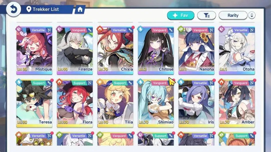 Stella Sora Accounts GLOBAL END Lv40|18 SSR|9 Limit(ShiaT5,ChixiaT2,SCo image 2