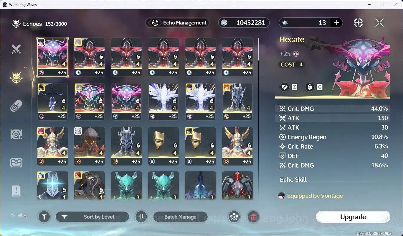 Wuthering Waves Accounts Amerika|UL 75|Rank 8|9 Char Limited ([Hiyuki,Phrol image 11