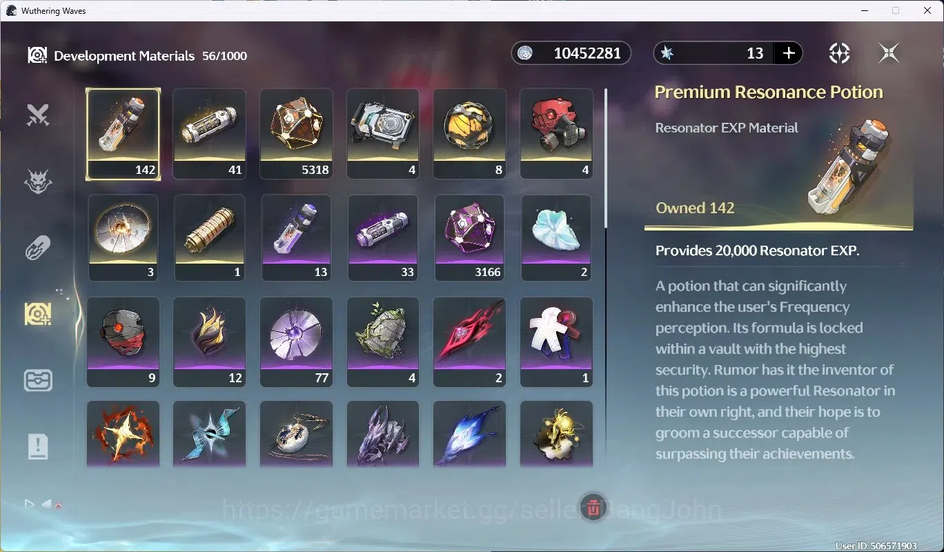Wuthering Waves Accounts Amerika|UL 75|Rank 8|9 Char Limited ([Hiyuki,Phrol image 13