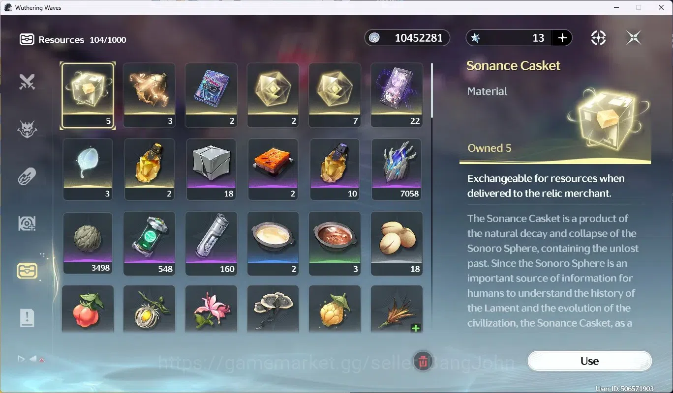 Wuthering Waves Accounts Amerika|UL 75|Rank 8|9 Char Limited ([Hiyuki,Phrol image 14