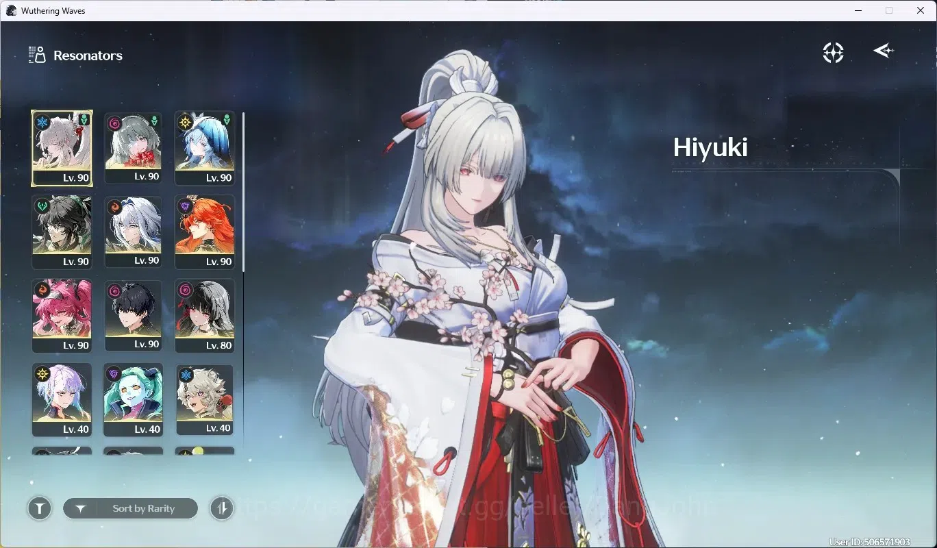 Wuthering Waves Accounts Amerika|UL 75|Rank 8|9 Char Limited ([Hiyuki,Phrol image 2