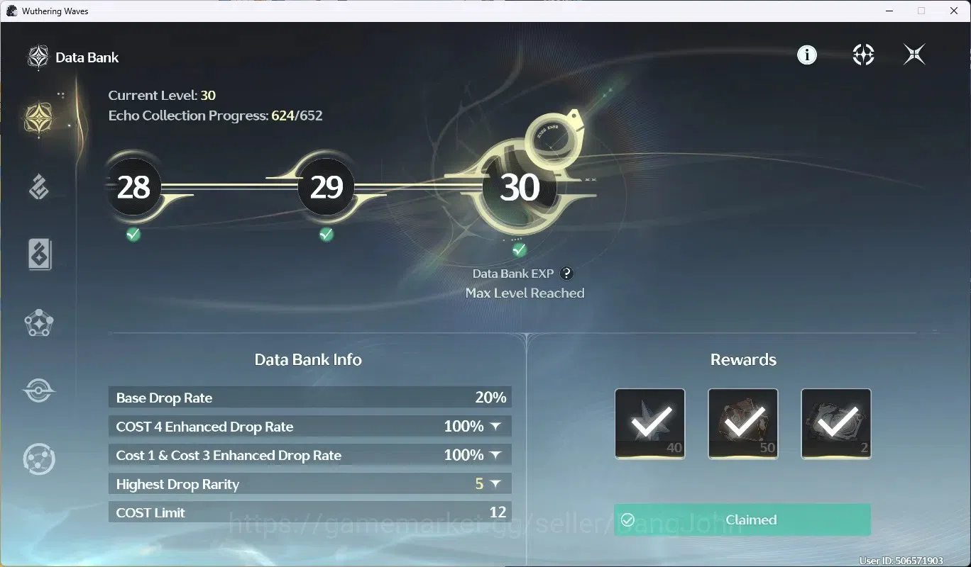 Wuthering Waves Accounts Amerika|UL 75|Rank 8|9 Char Limited ([Hiyuki,Phrol image 8