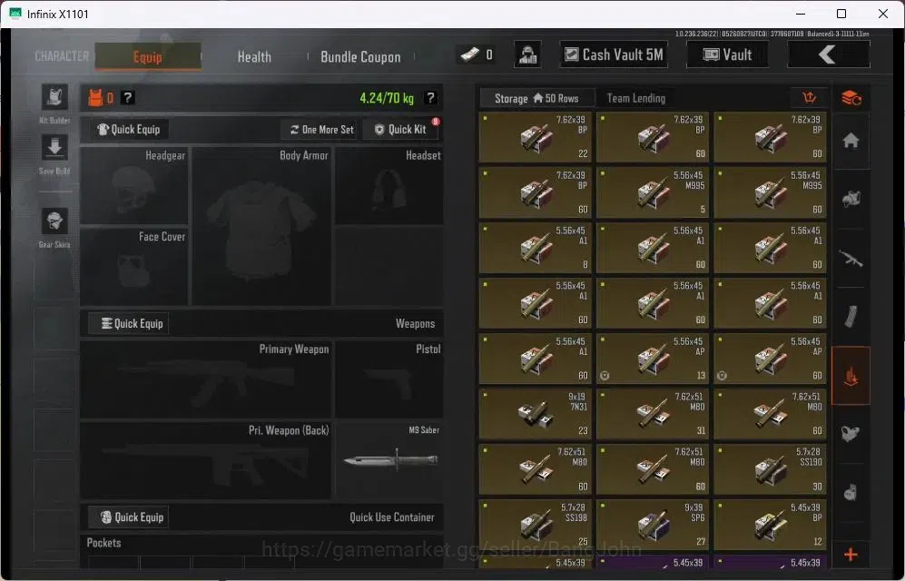 Arena Breakout Accounts Mobile | | LV 30 | SV 9.3 M | CV 4.9 M | SS AKM, M image 5