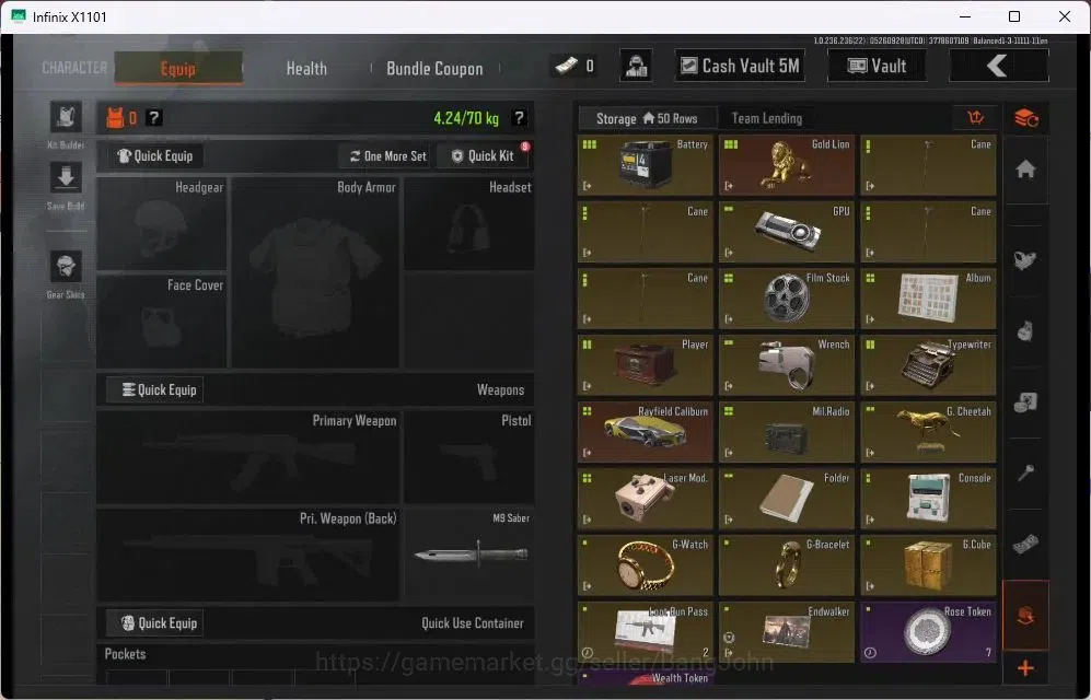 Arena Breakout Accounts Mobile | | LV 30 | SV 9.3 M | CV 4.9 M | SS AKM, M image 7