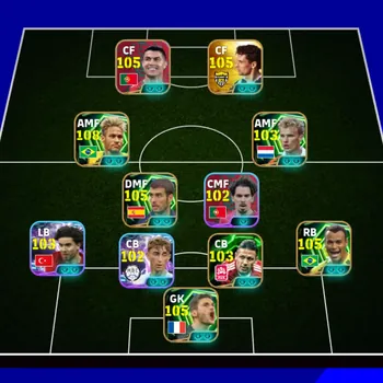 eFootball Accounts Legends & Iconic Players Android | 3230+ Strength  Neymar 108 • Ronaldo 105 • Ronaldinho 105 • Cafu 105