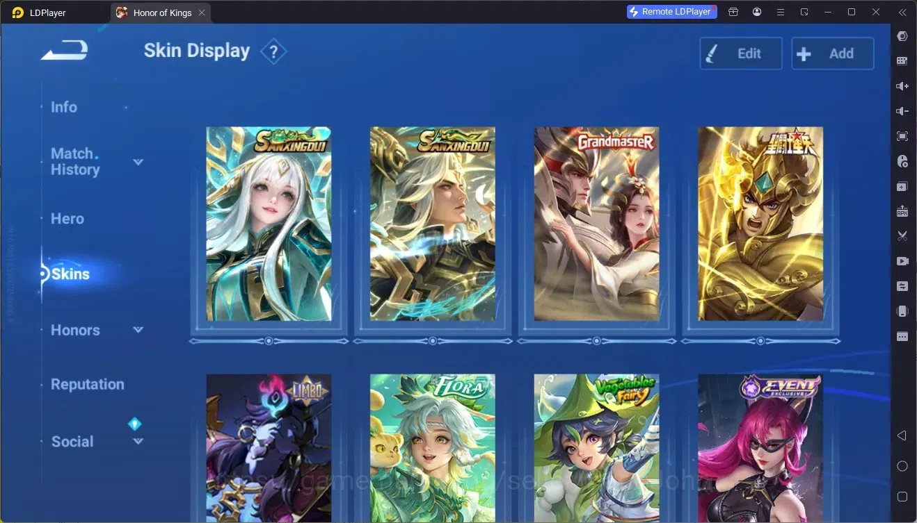 Honor of Kings Accounts Rare Skin Global|113H 250S|Mythic HanXin,Preciuos D.Conan MarcoPolo,ShanHai 6