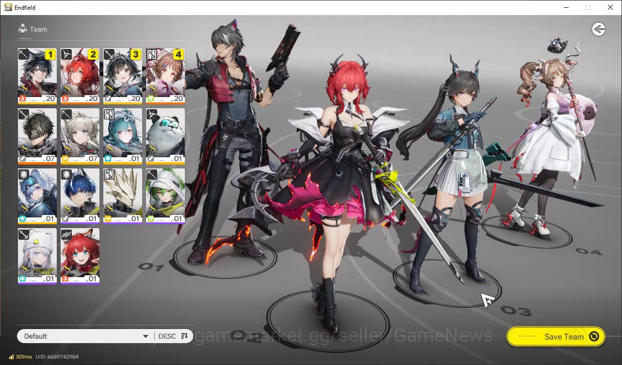Arknights: Endfield Accounts [NA/EU] Starter Lv 7| 1 Limited Banner ( Laevatain image 1