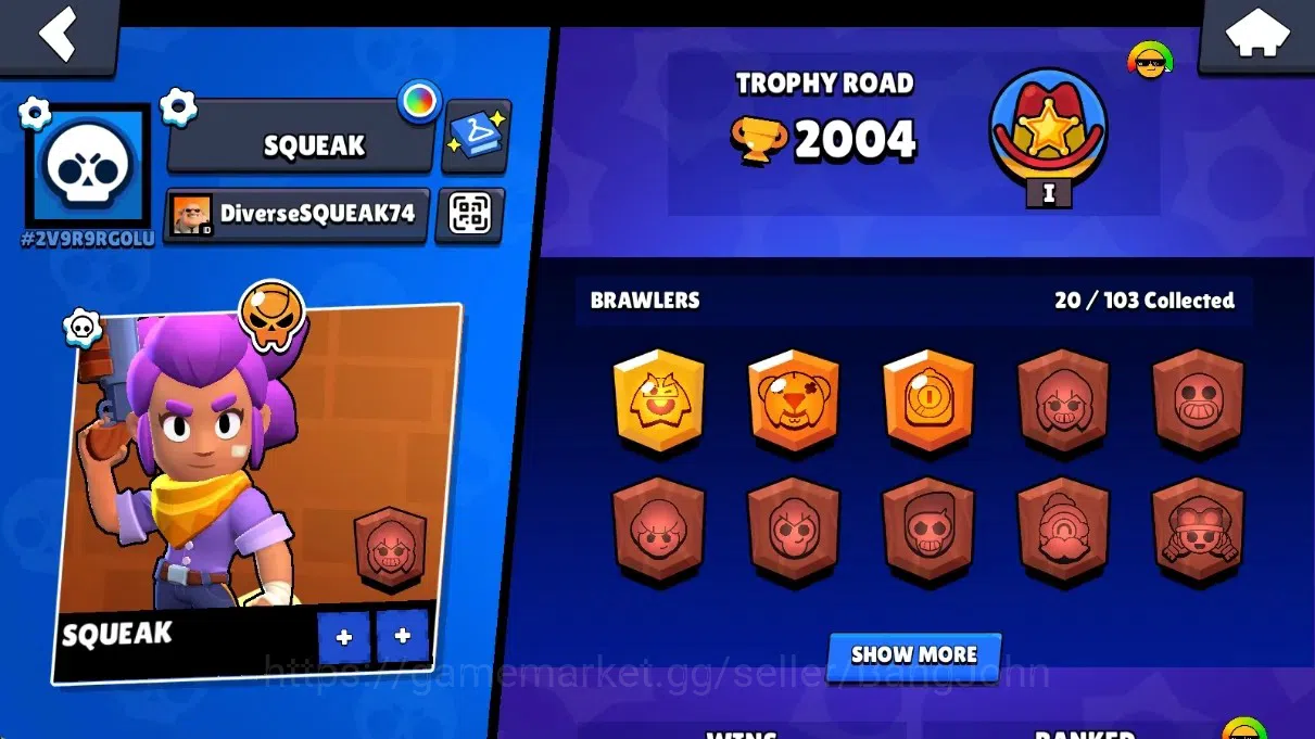 Brawl Stars Accounts Global | 2004 Thropy |20 Brawlers - 3 Max Lvl+Hype image 2