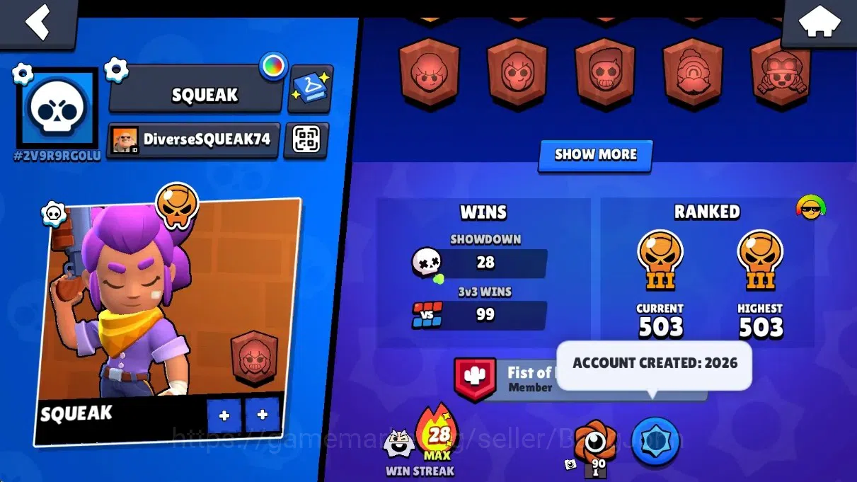 Brawl Stars Accounts Global | 2004 Thropy |20 Brawlers - 3 Max Lvl+Hype image 3