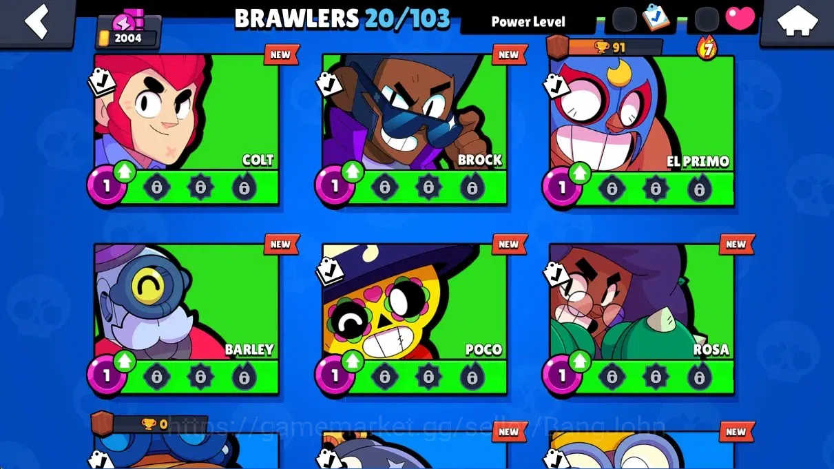Brawl Stars Accounts Global | 2004 Thropy |20 Brawlers - 3 Max Lvl+Hype image 6
