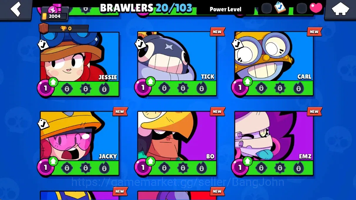 Brawl Stars Accounts Global | 2004 Thropy |20 Brawlers - 3 Max Lvl+Hype image 7