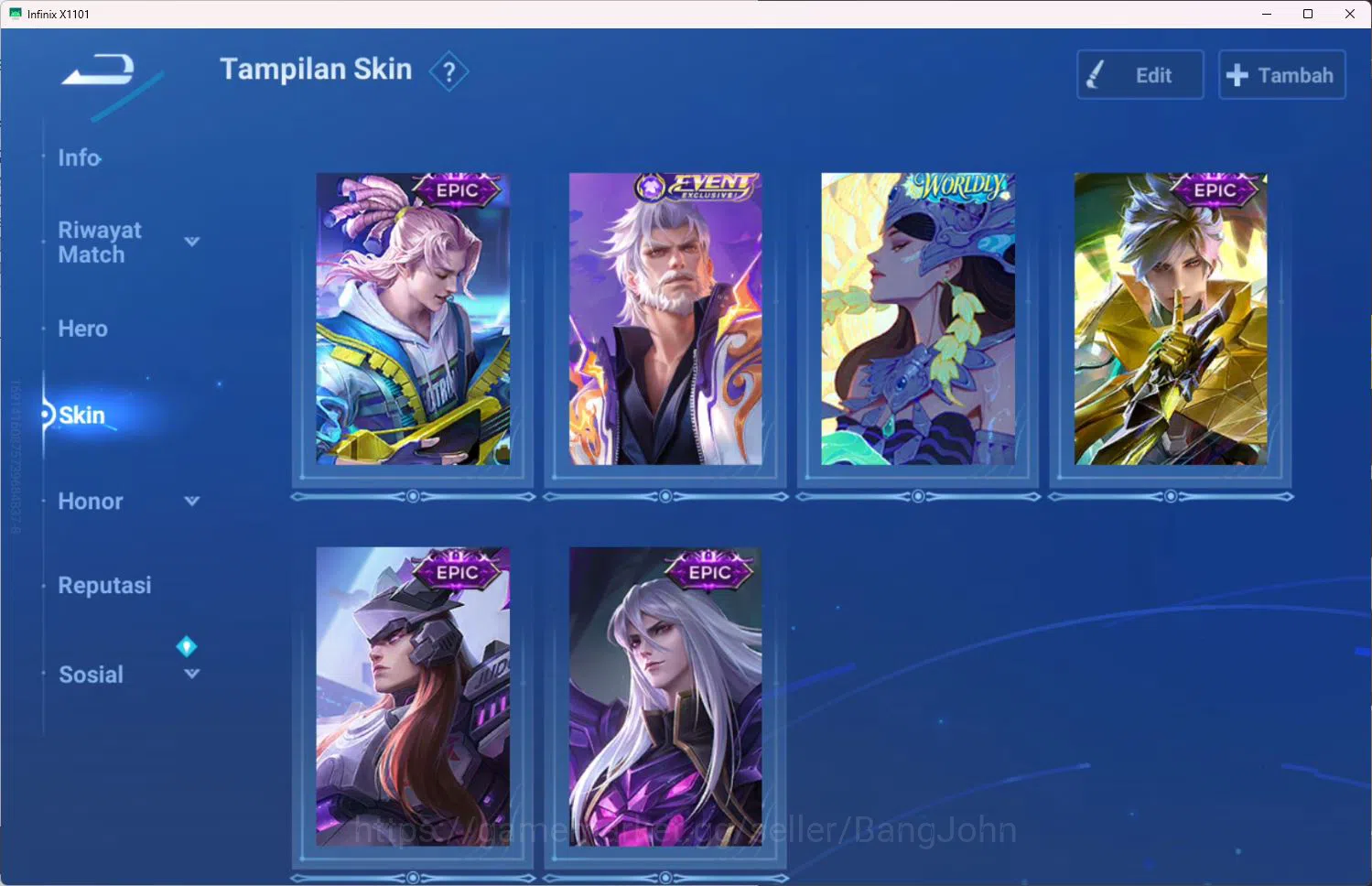 Honor of Kings Accounts GLOBAL|110HR|72SK|LEGEND=CONSORT YU|EVENT=HUANG ZO image 11