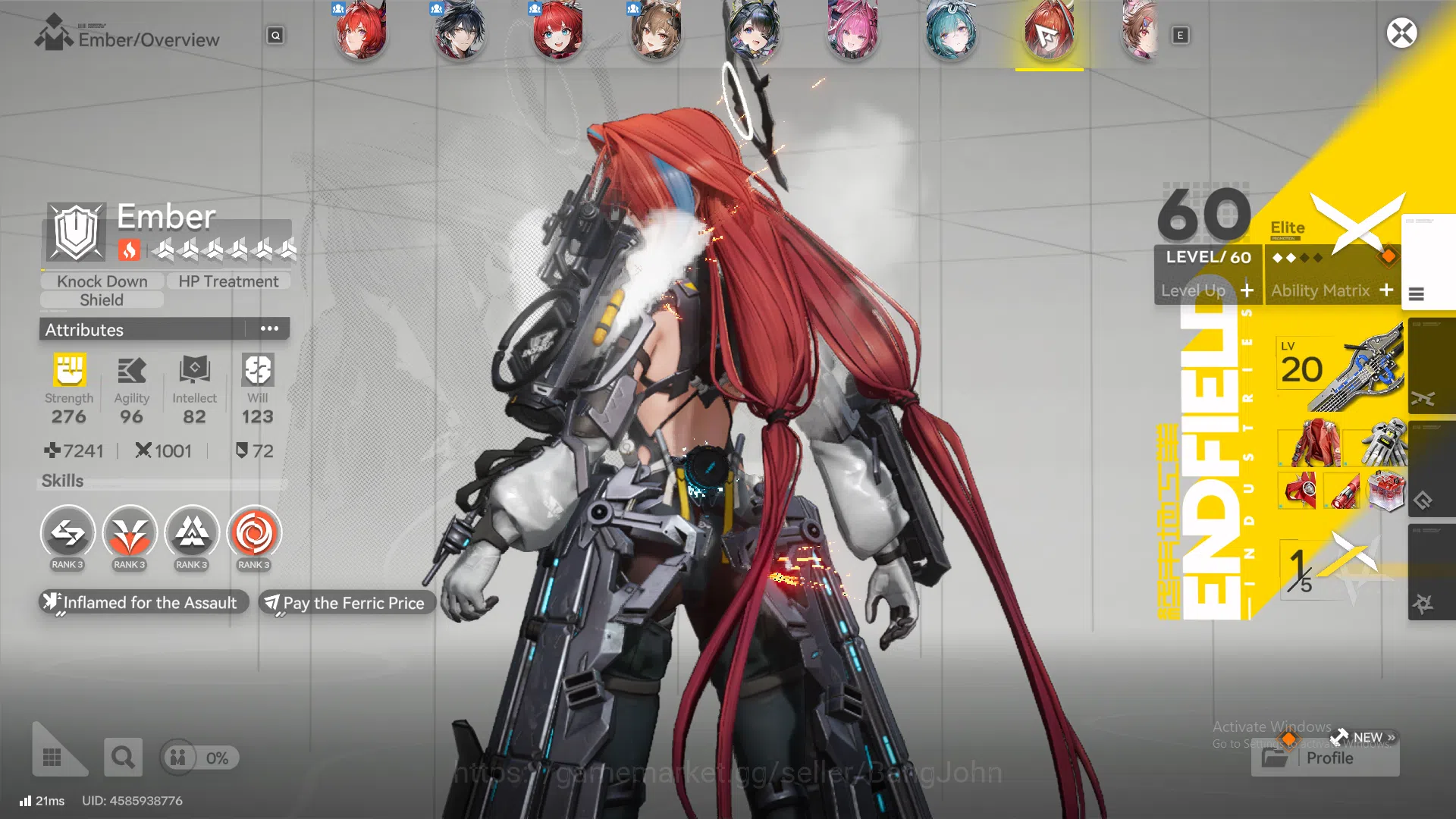 Arknights: Endfield Accounts ASIA | 4 limit 3 Sign | P2 | Ardelia Sign more detail check SS AKE278B 6