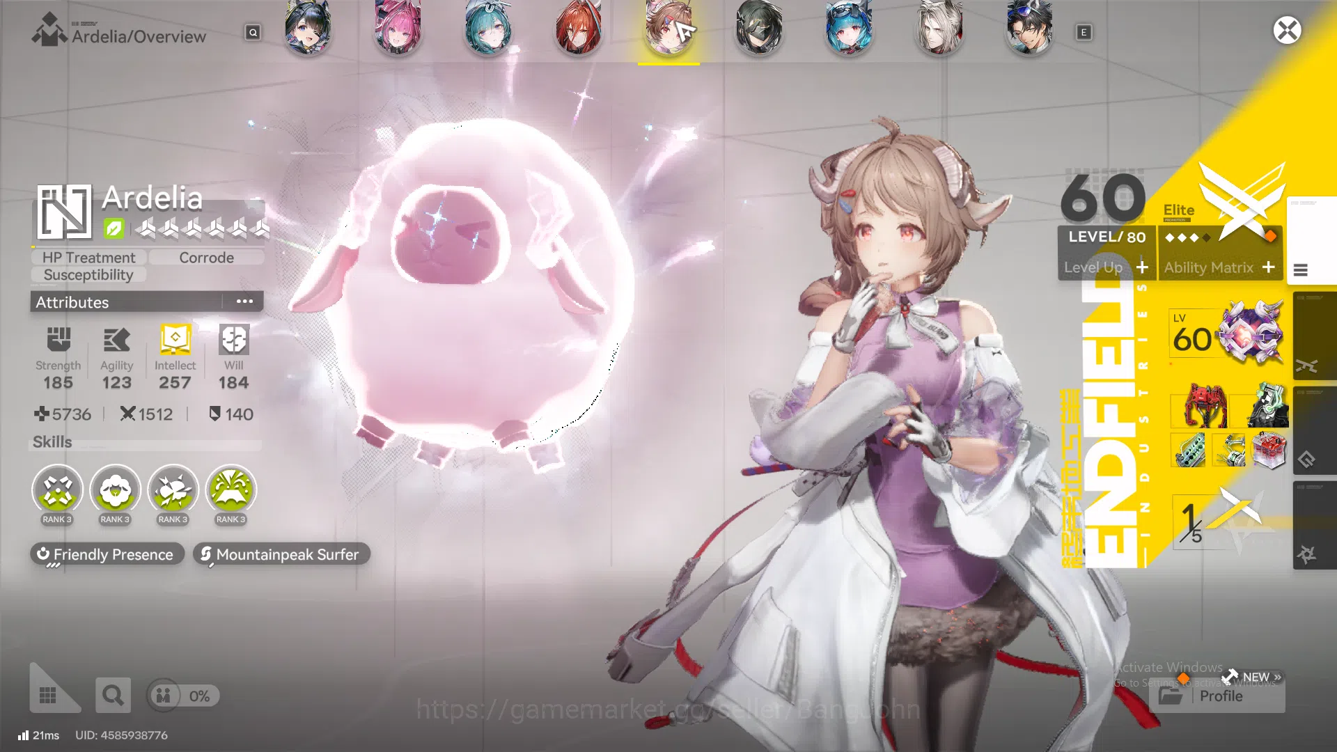 Arknights: Endfield Accounts ASIA | 4 limit 3 Sign | P2 | Ardelia Sign more detail check SS AKE278B 7