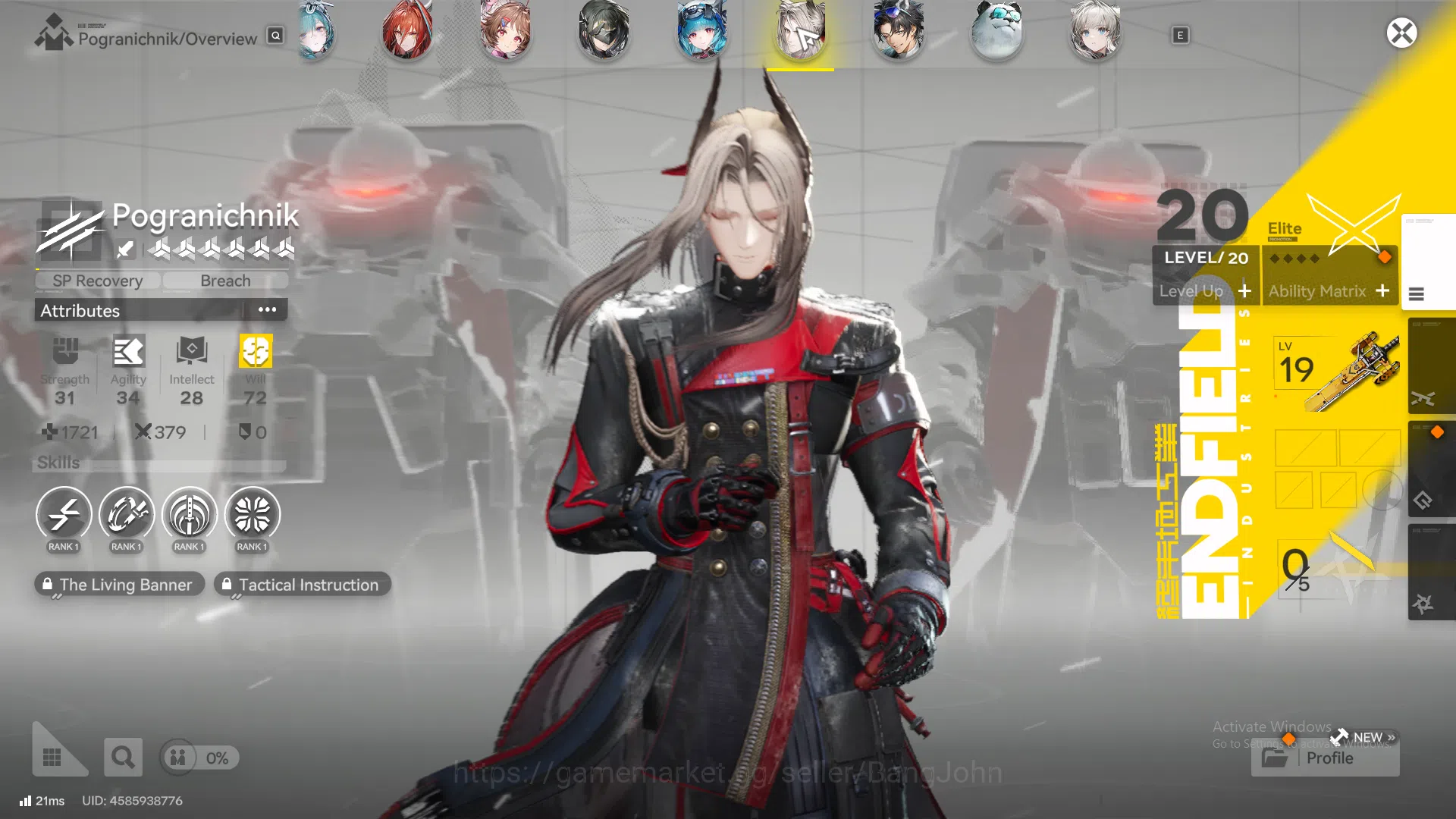 Arknights: Endfield Accounts ASIA | 4 limit 3 Sign | P2 | Ardelia Sign more detail check SS AKE278B 9