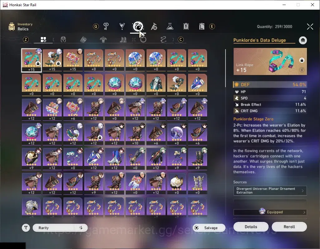 Honkai Star Rail Accounts Asia|TL 48|Prem Elation|7k S.Jade|7 Limit|YaoGuang image 10