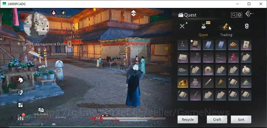 Where Winds Meet Accounts GLOBAL|Lv 95|27K GS|Diff Legend|Peacefull Life Set image 12
