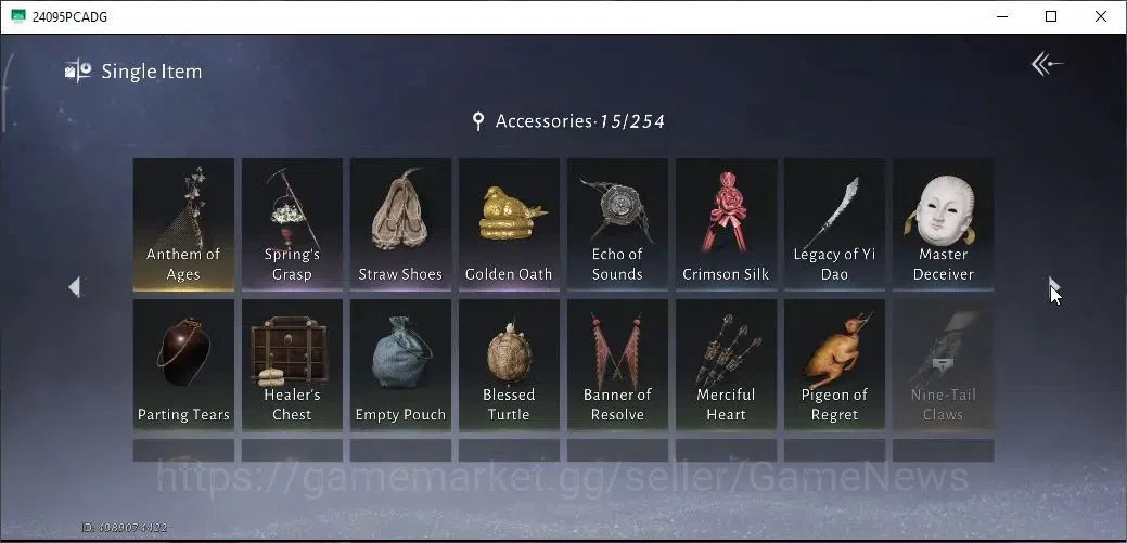 Where Winds Meet Accounts GLOBAL|Lv 95|27K GS|Diff Legend|Peacefull Life Set image 18