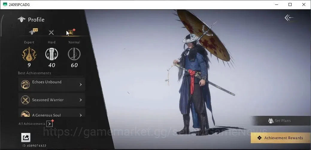 Where Winds Meet Accounts GLOBAL|Lv 95|27K GS|Diff Legend|Peacefull Life Set image 4
