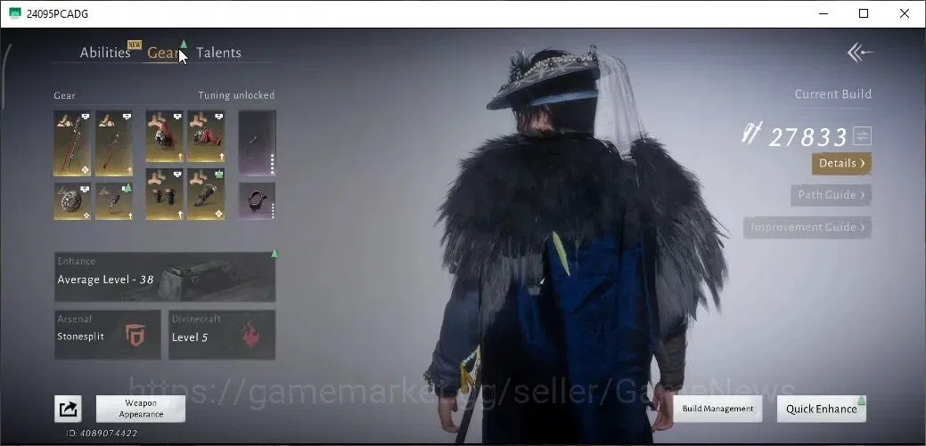 Where Winds Meet Accounts GLOBAL|Lv 95|27K GS|Diff Legend|Peacefull Life Set image 8