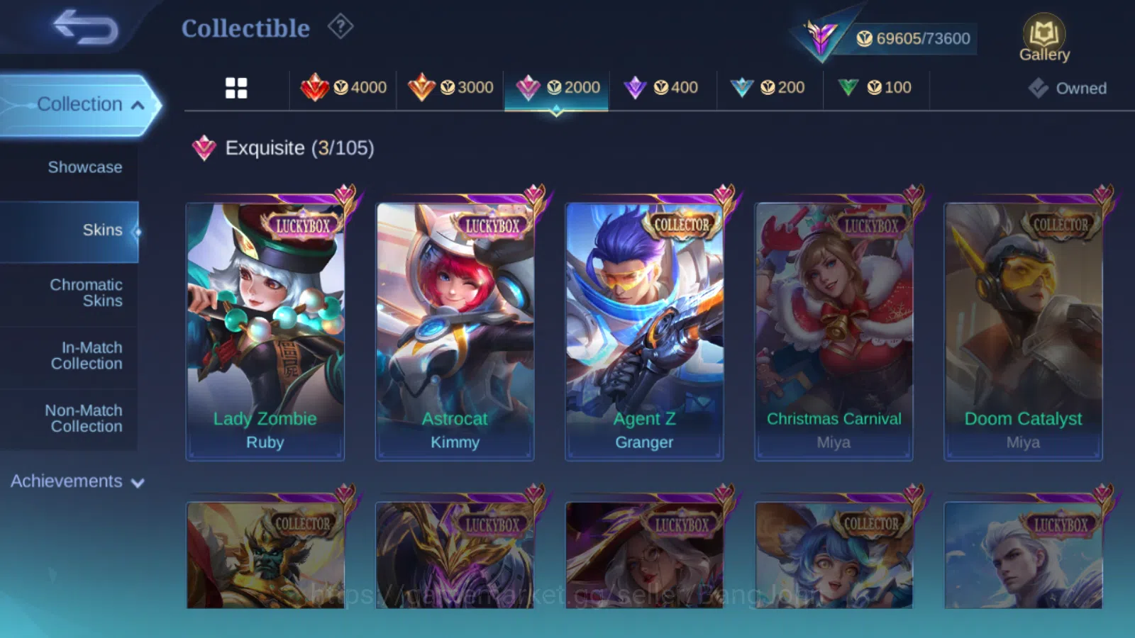 Mobile Legends: Bang Bang Accounts 1 acc 2 server ORI  HERO 131 | skin 296 | emblem a image 5