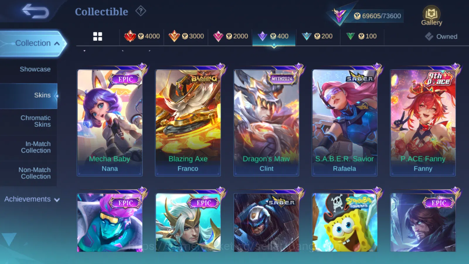 Mobile Legends: Bang Bang Accounts 1 acc 2 server ORI  HERO 131 | skin 296 | emblem a image 6