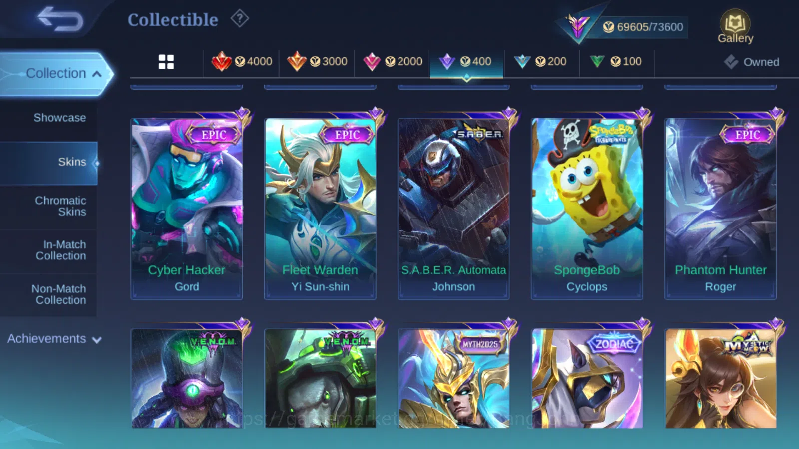 Mobile Legends: Bang Bang Accounts 1 acc 2 server ORI  HERO 131 | skin 296 | emblem a image 7