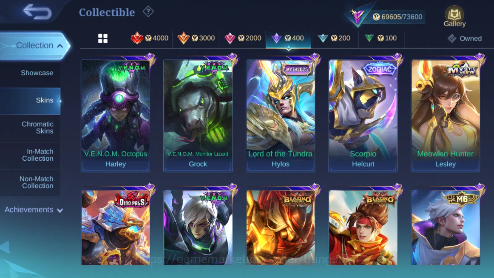 Mobile Legends: Bang Bang Accounts 1 acc 2 server ORI  HERO 131 | skin 296 | emblem a image 8