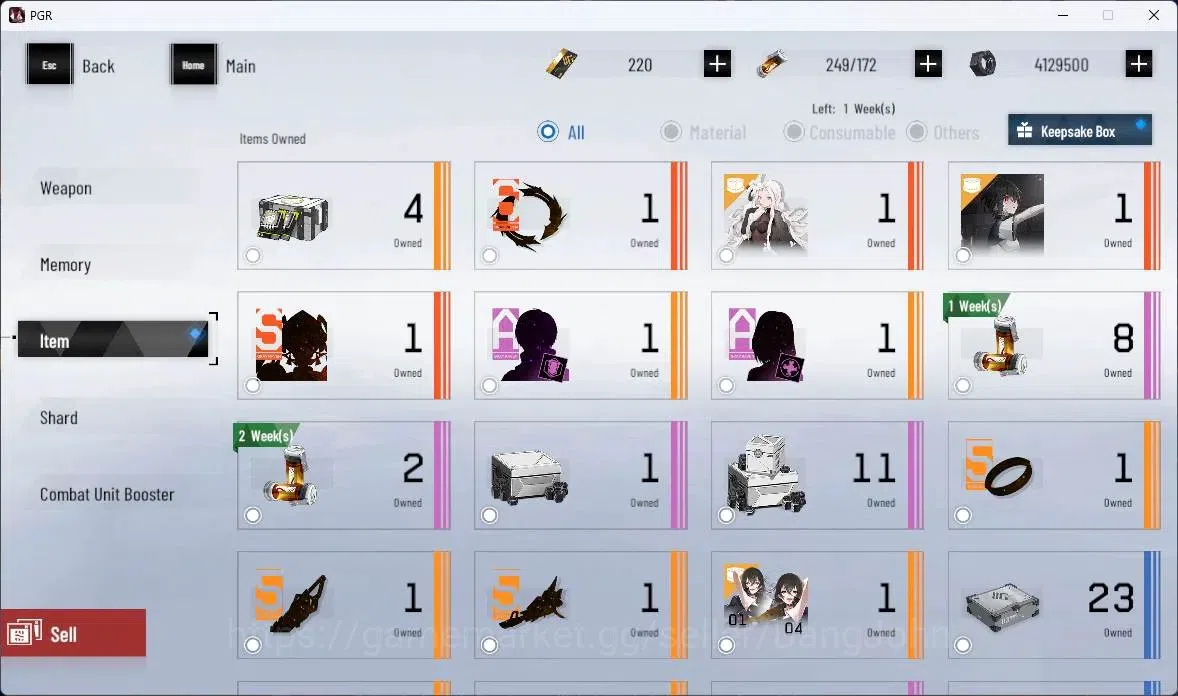 Punishing: Gray Raven Accounts ASIA | Lv64|S Lucia IC+Sign,S Lucia CW+Sign,S Fera image 11