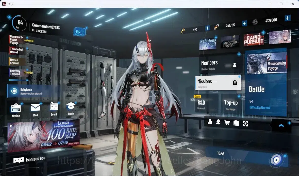 Punishing: Gray Raven Accounts ASIA | Lv64|S Lucia IC+Sign,S Lucia CW+Sign,S Fera image 2