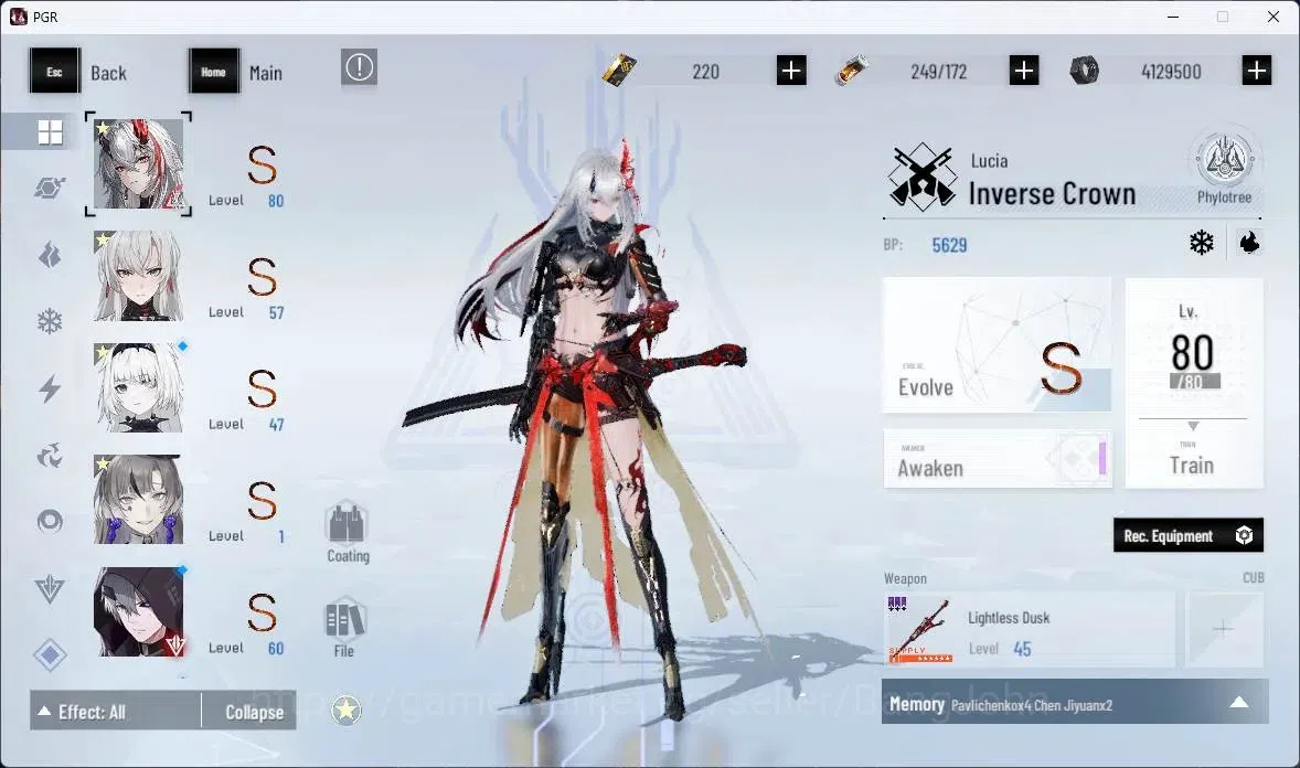 Punishing: Gray Raven Accounts ASIA | Lv64|S Lucia IC+Sign,S Lucia CW+Sign,S Fera image 3