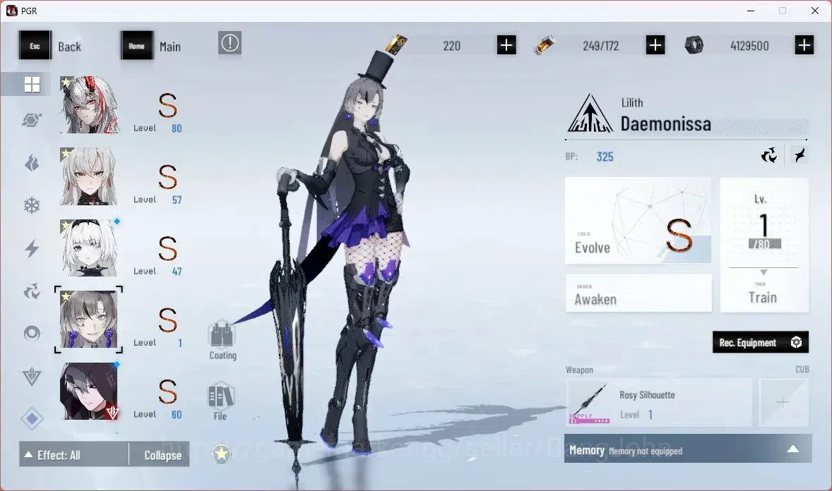 Punishing: Gray Raven Accounts ASIA | Lv64|S Lucia IC+Sign,S Lucia CW+Sign,S Fera image 6