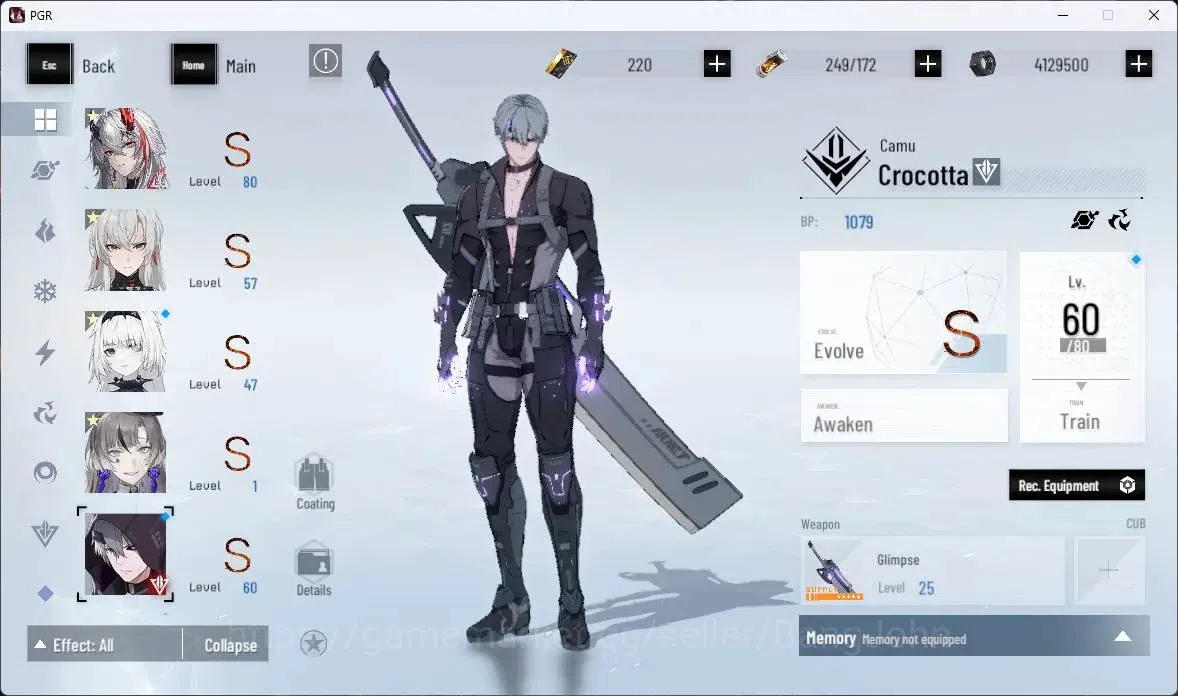 Punishing: Gray Raven Accounts ASIA | Lv64|S Lucia IC+Sign,S Lucia CW+Sign,S Fera image 7